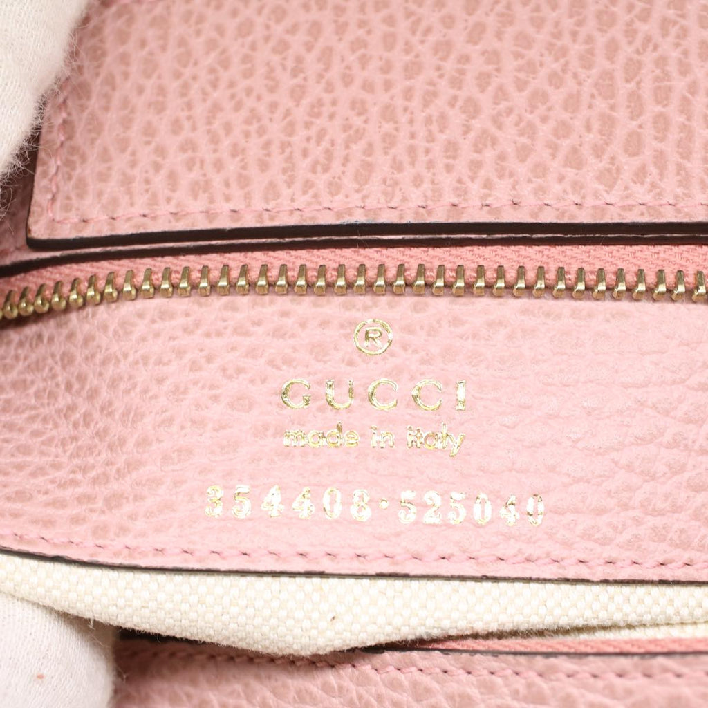 GUCCI Shoulder Bag Leather Gray 354408  45056