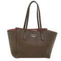 GUCCI Shoulder Bag Leather Gray 354408  45056