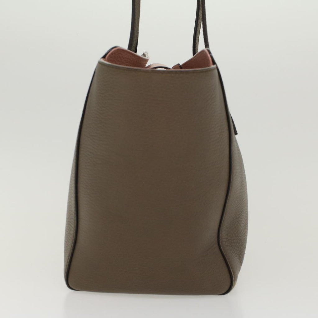 GUCCI Shoulder Bag Leather Gray 354408  45056
