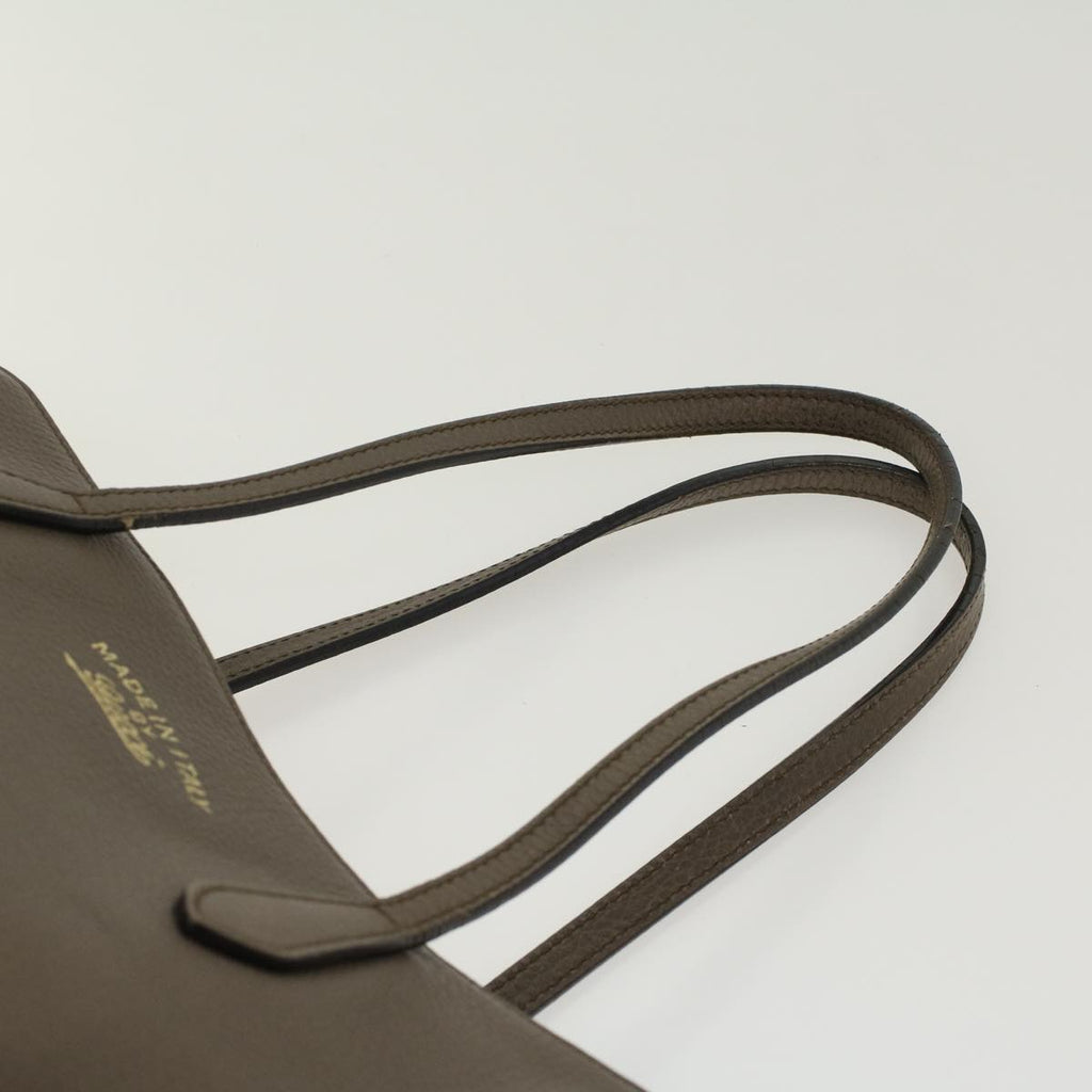 GUCCI Shoulder Bag Leather Gray 354408  45056