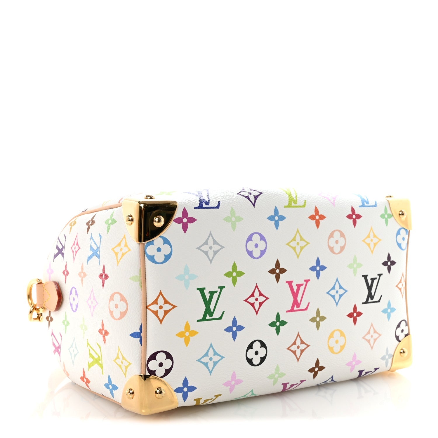 Louis Vuitton LV X TM Monogram Multicolor Speedy Bandouliere 25 White