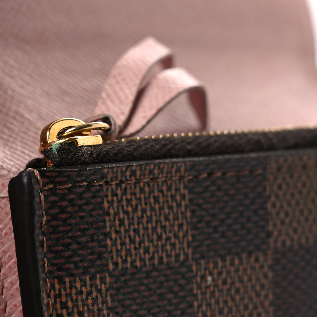 Louis Vuitton Damier Ebene Rosalie Coin Purse Rose Ballerine