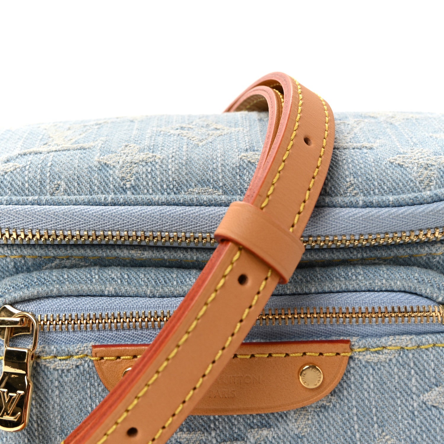 Louis Vuitton Monogram Denim Mini Bumbag Sky Blue