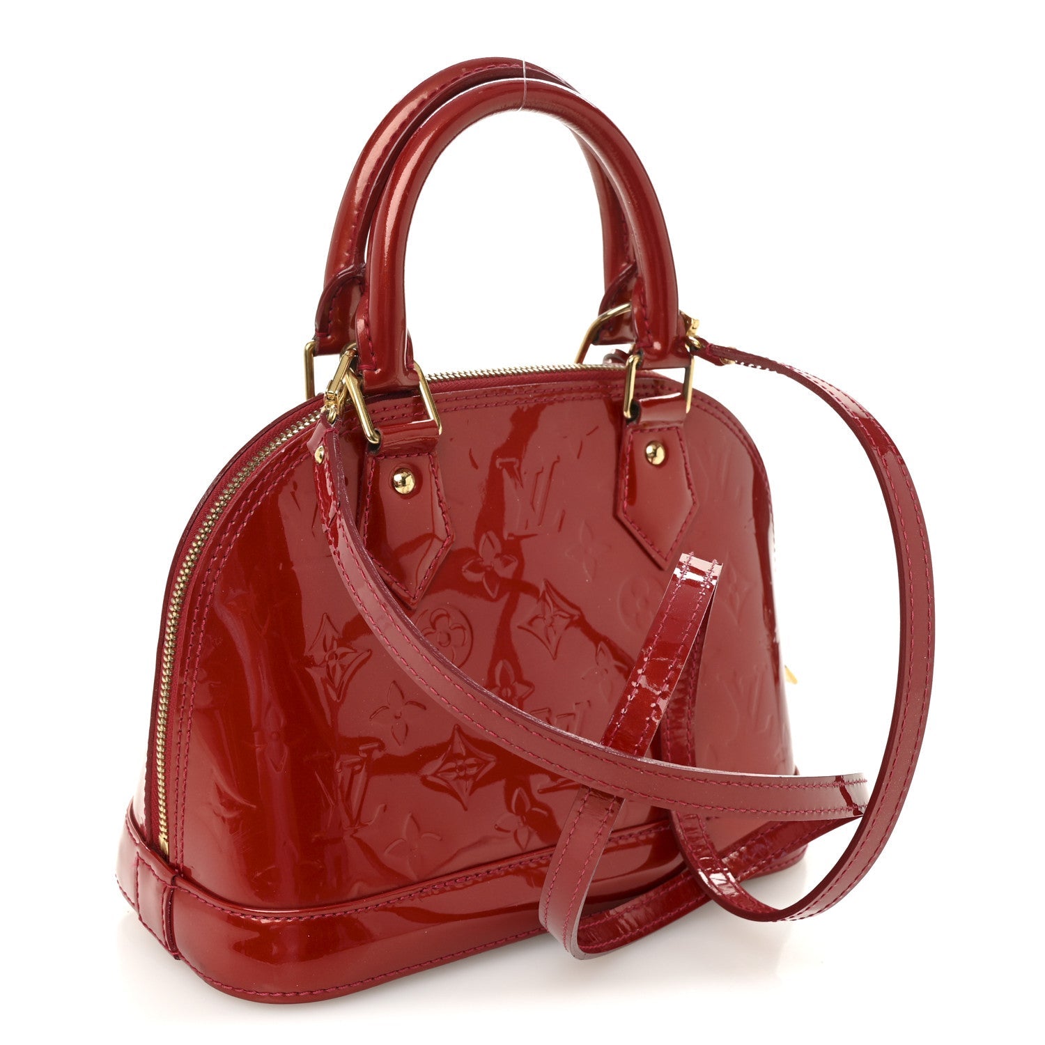 Louis Vuitton Vernis Alma BB Cherry