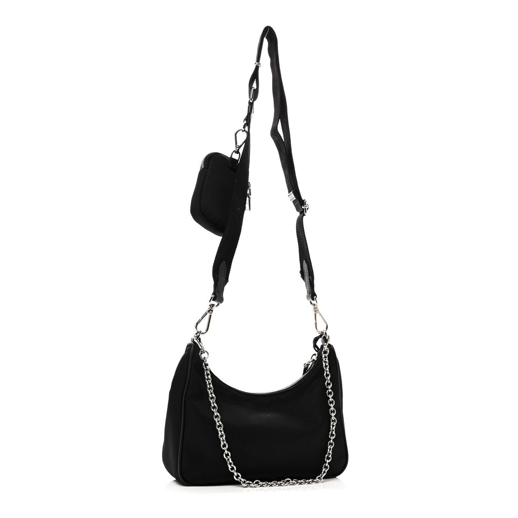 Prada Nylon Re-Edition 2005 Shoulder Bag Black