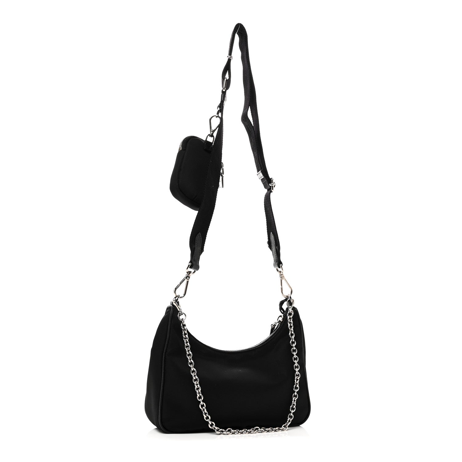 Prada Nylon Re-Edition 2005 Shoulder Bag Black
