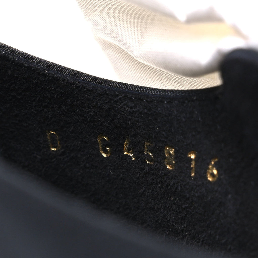 Chanel Silk Bow CC Mules 41 Black White