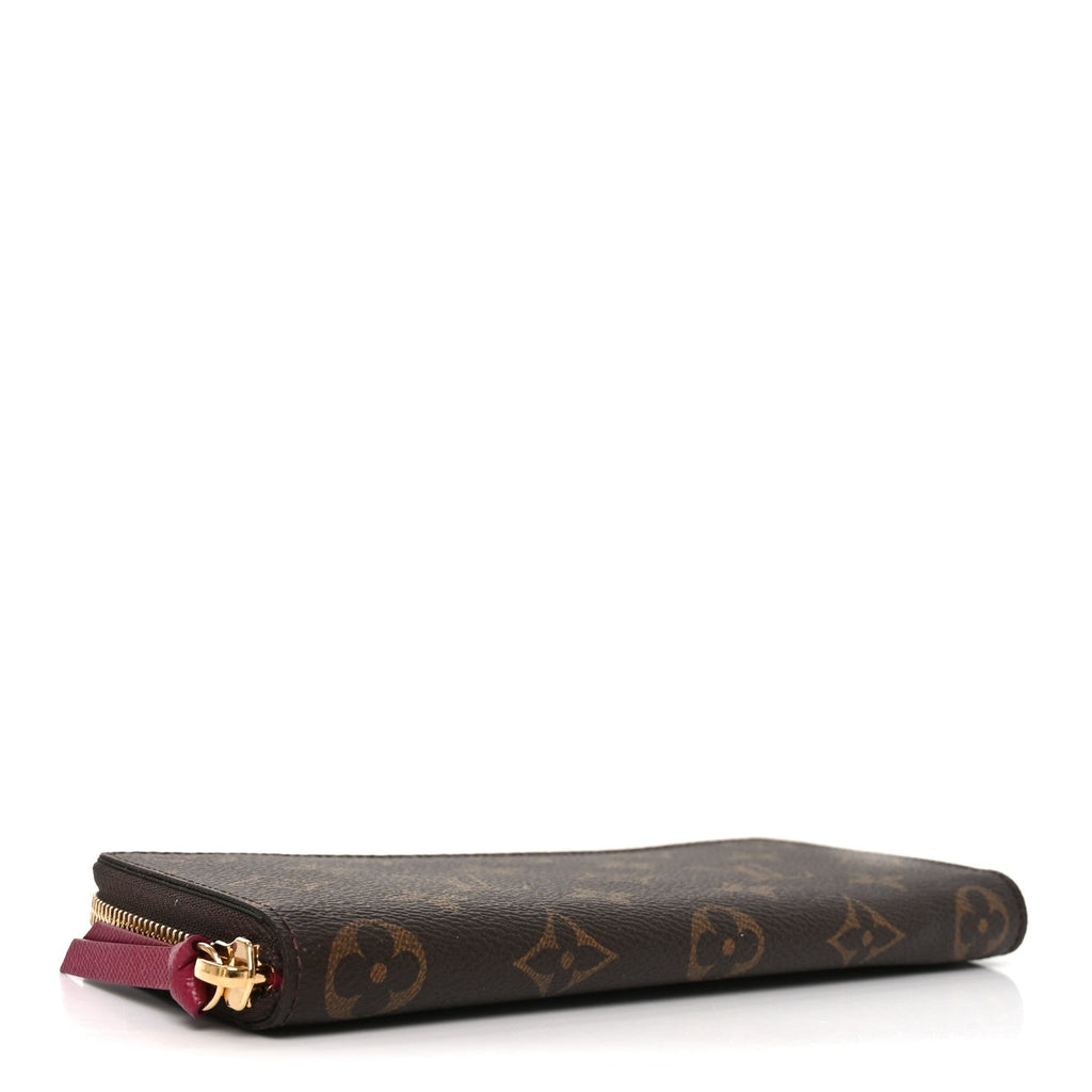 Louis Vuitton Monogram Clemence Wallet Fuchsia