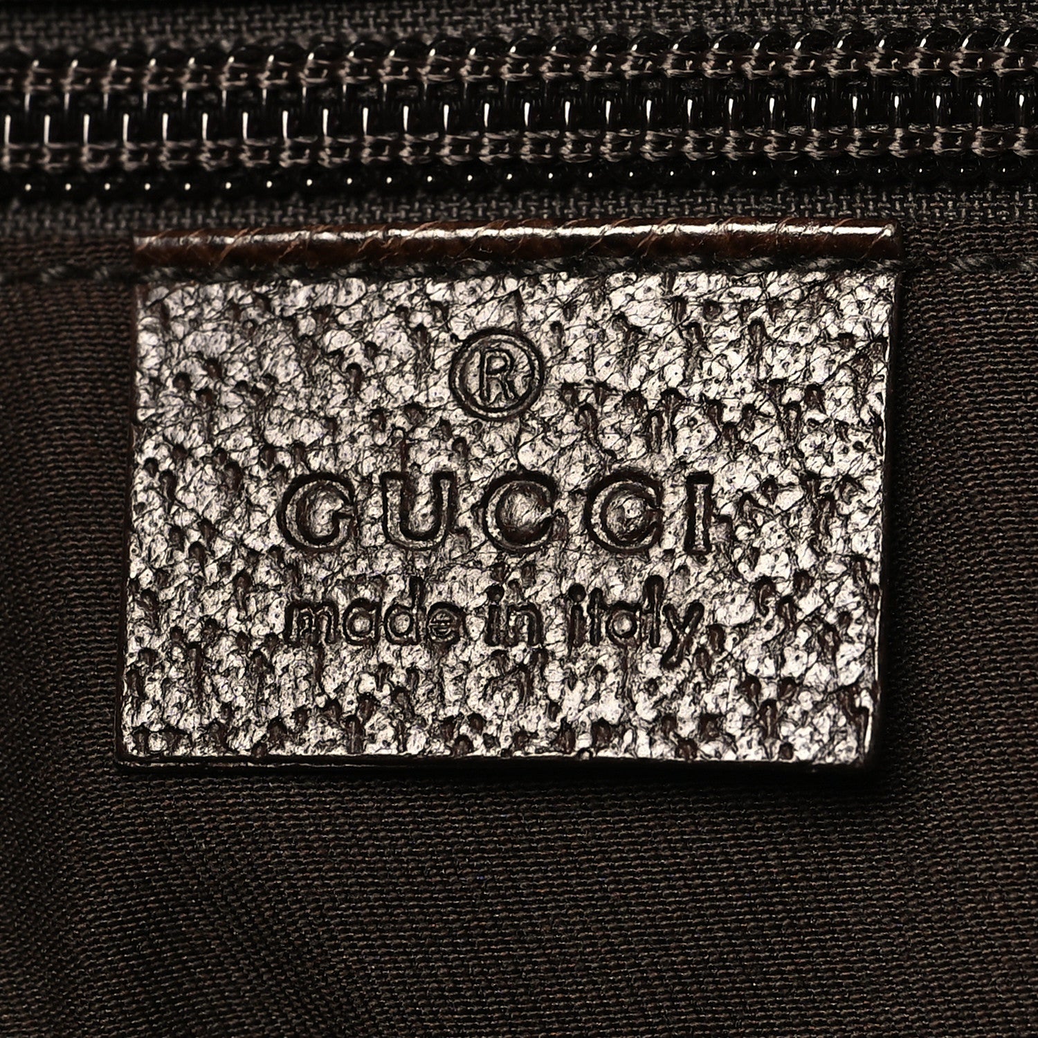 Gucci GG Monogram Medium Flap Messenger Bag Beige Dark Brown