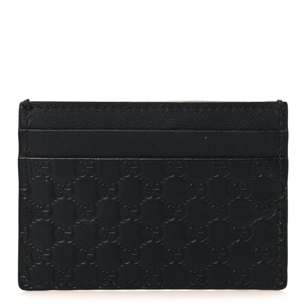 Gucci Microguccissima Card Holder Black