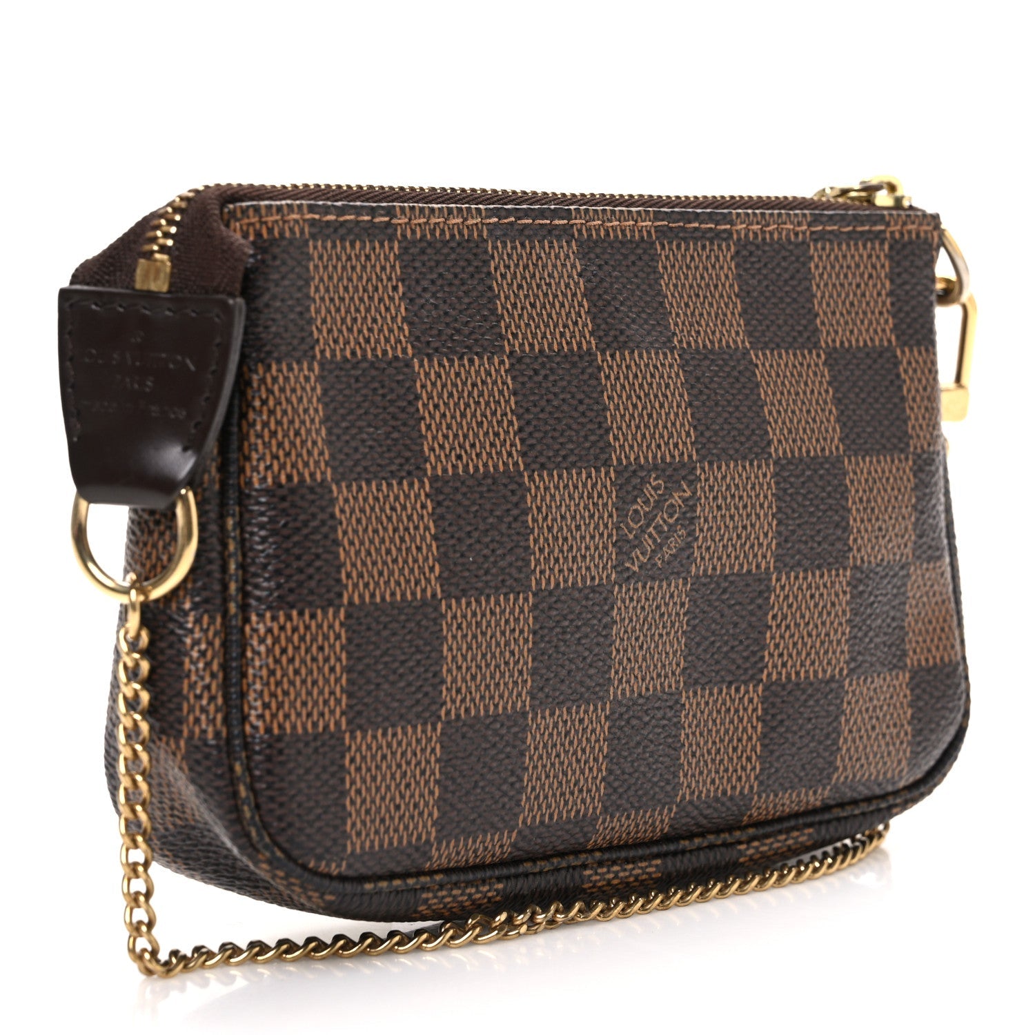 Louis Vuitton Damier Ebene Complice Trunks and Bags Mini Pochette Accessories Red