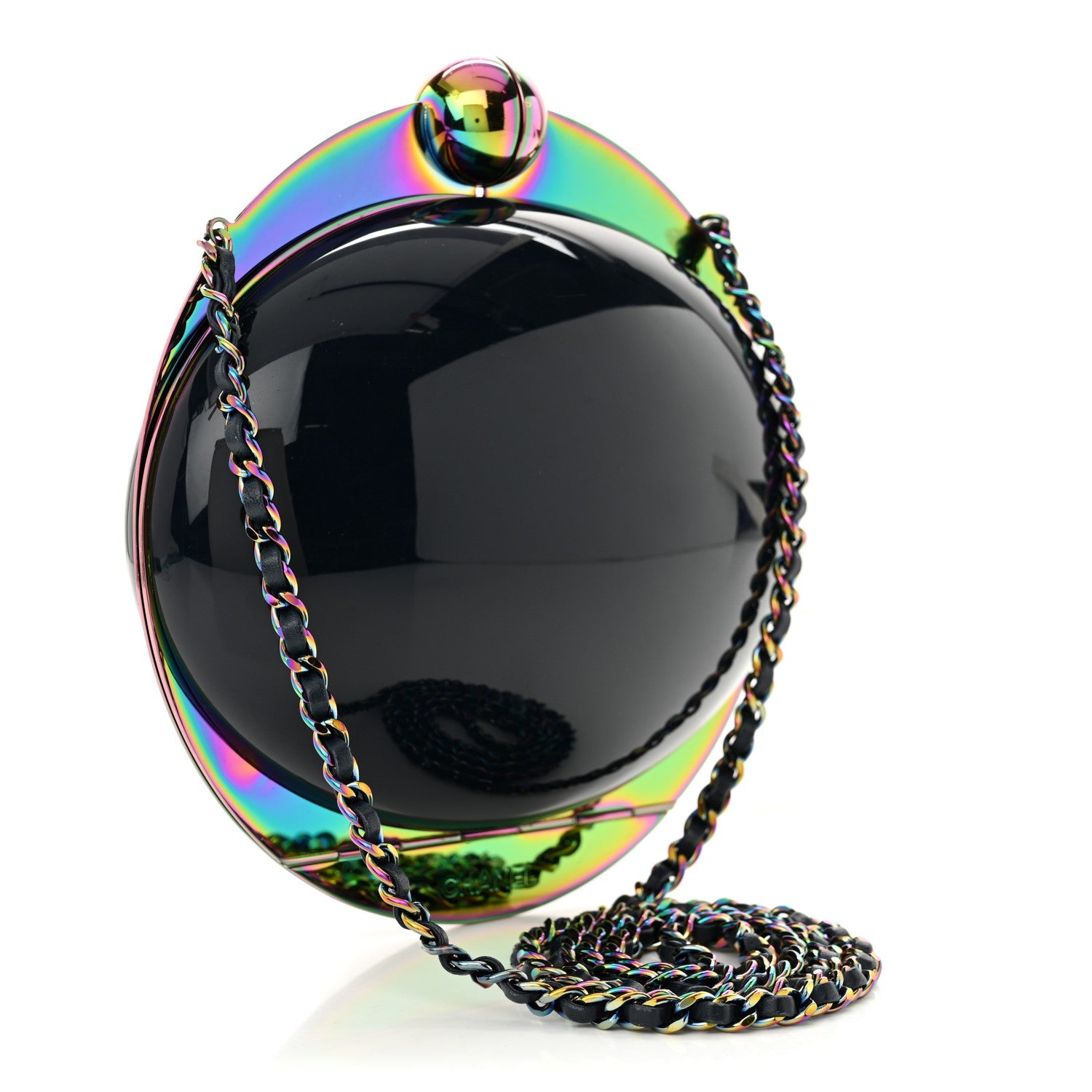 Chanel Resin CC Evening On The Moon Minaudiere Multicolor