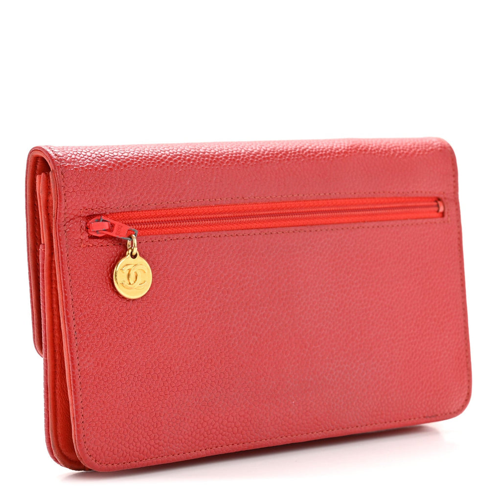 Caviar Timeless CC Wallet Red