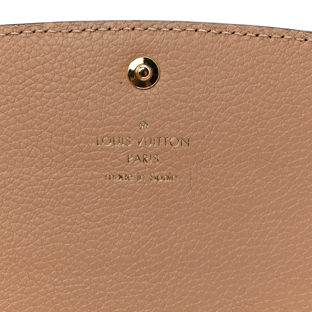 Louis Vuitton Empreinte Emilie Wallet Black Dune
