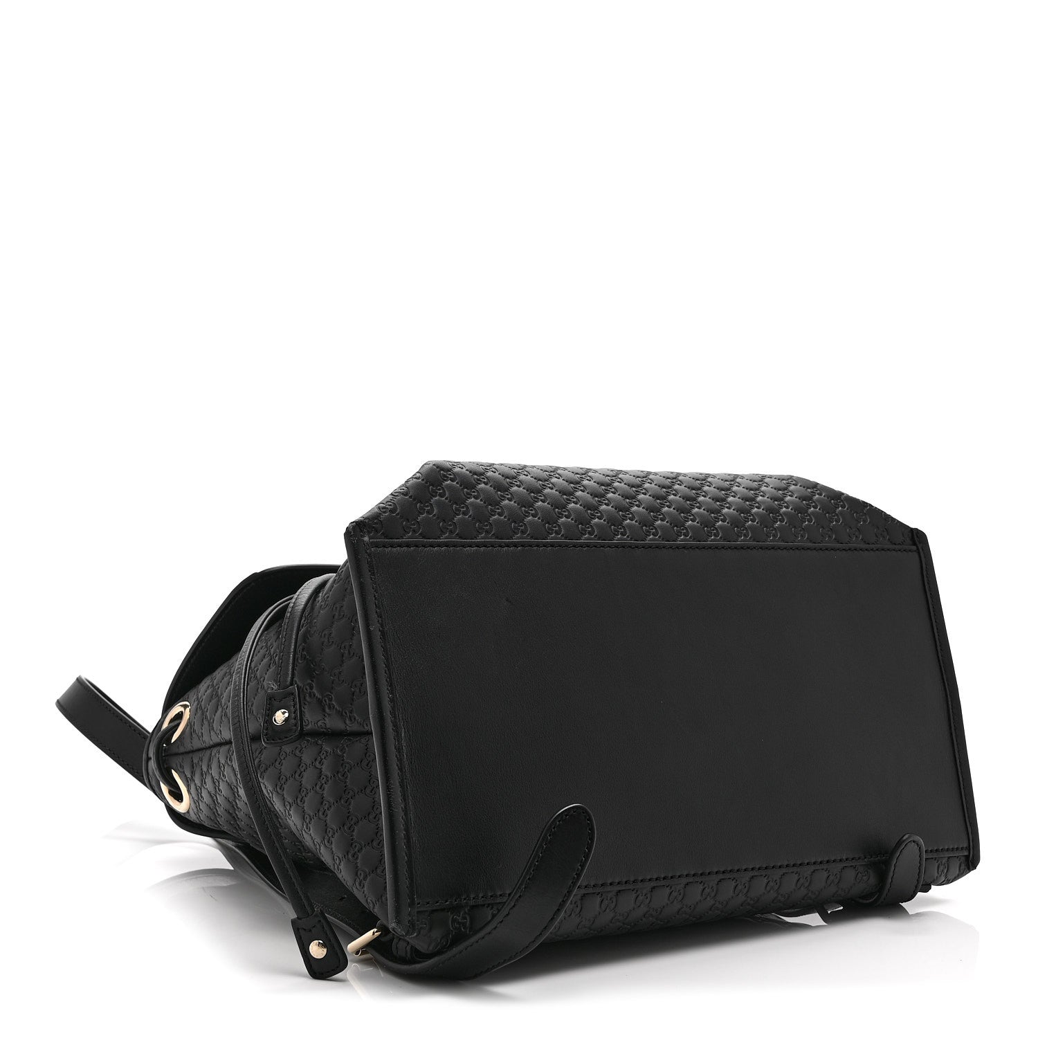 Gucci Microguccissima Drawstring Backpack Black