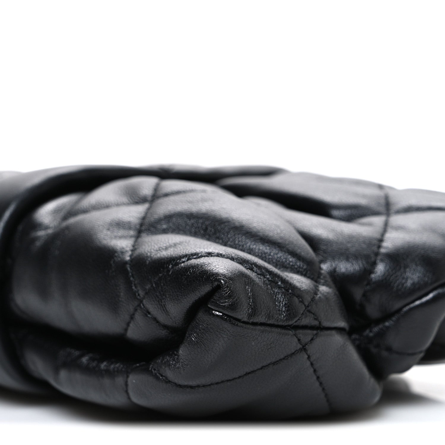 Chanel Lambskin Quilted Mini Bow Bag Black