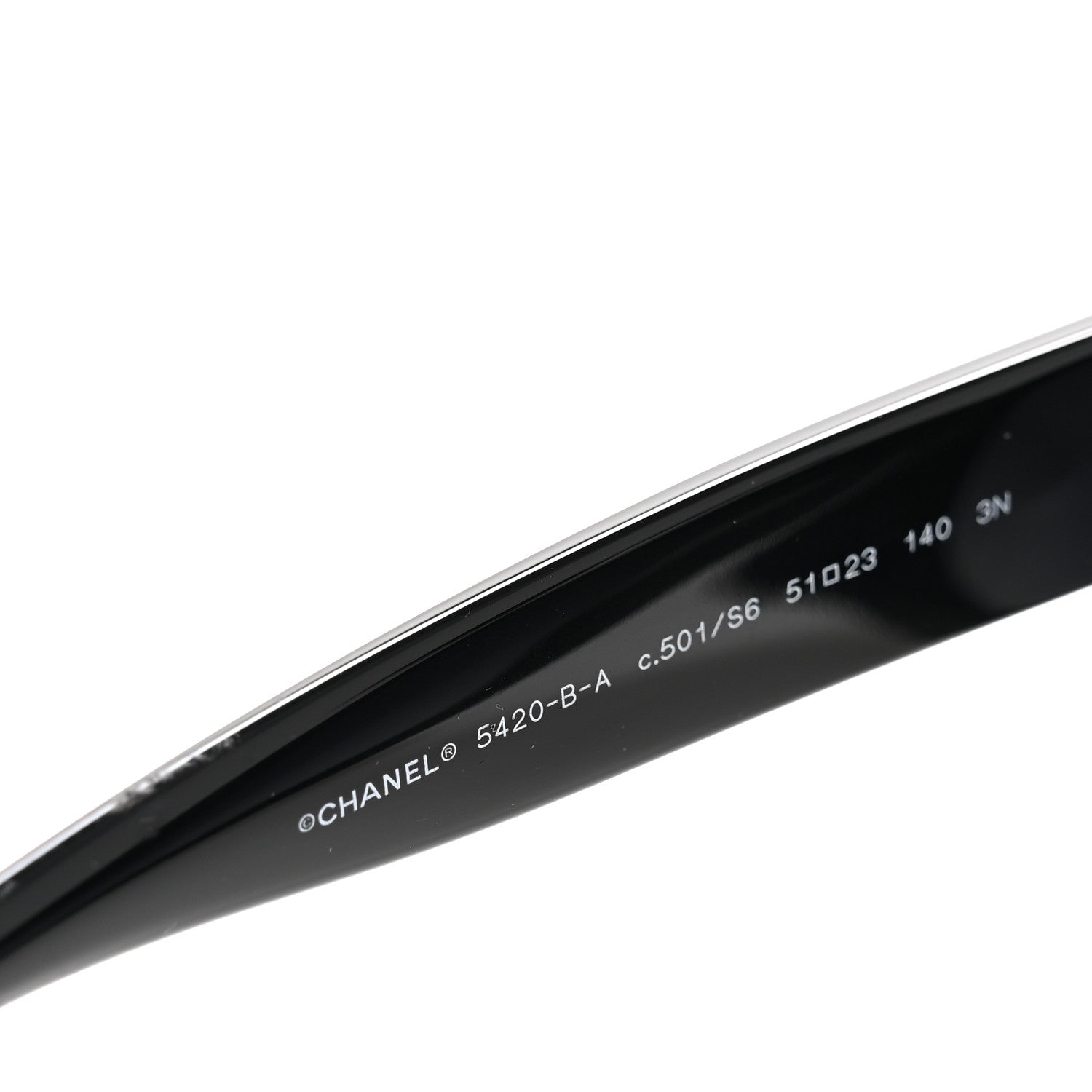 Crystal CC Sunglasses 5420-B-A Black