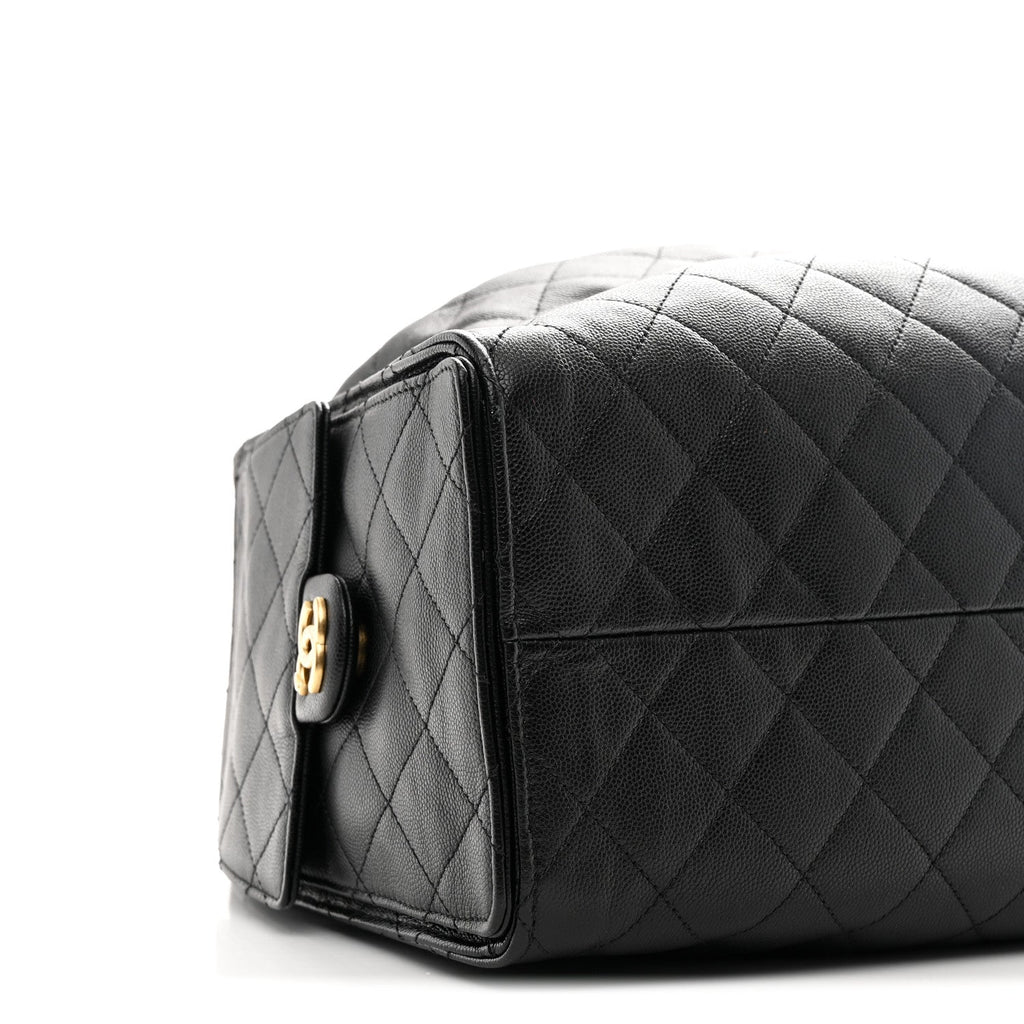 Chanel Caviar Quilted Large Chanel 25 Handbag Black