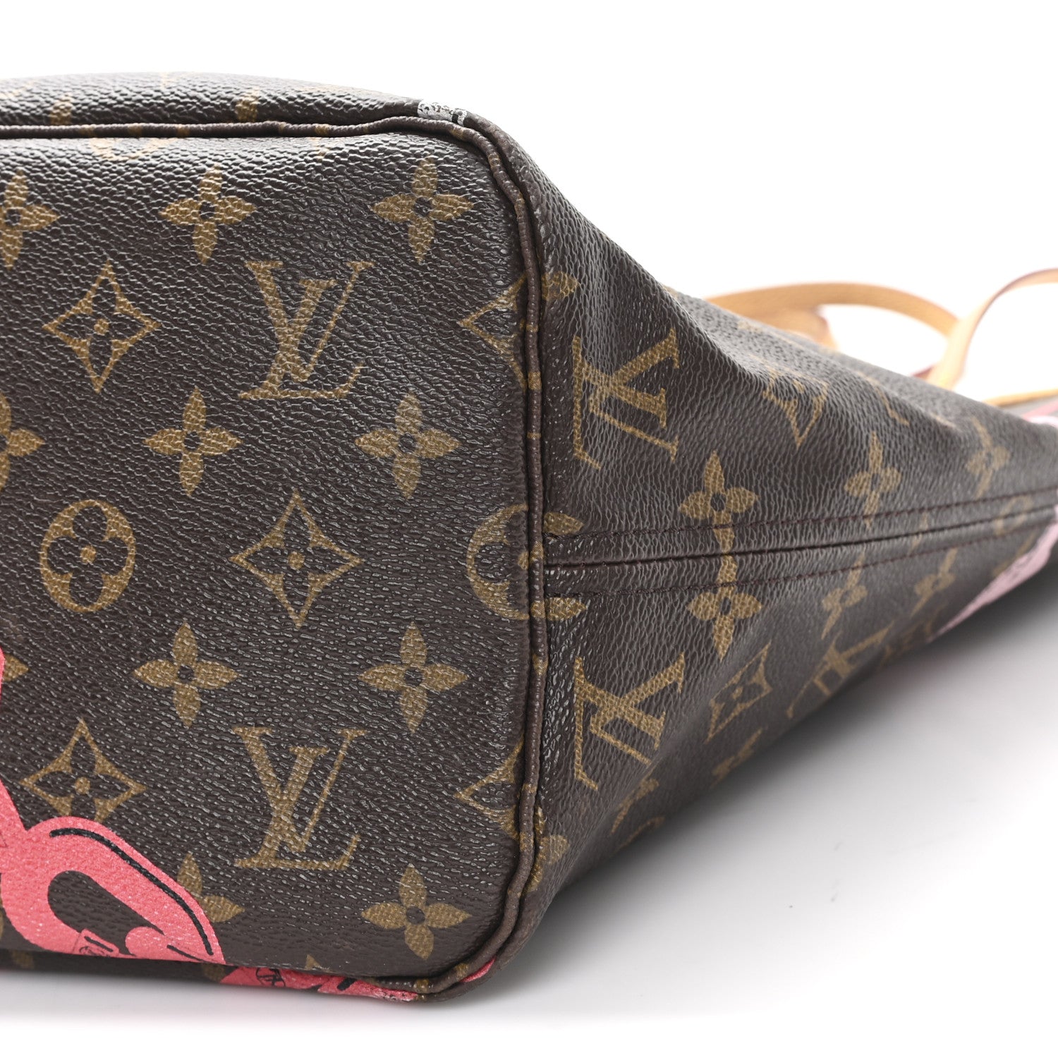 Louis Vuitton Monogram Bay Neverfull MM Rose Ballerine Poppy