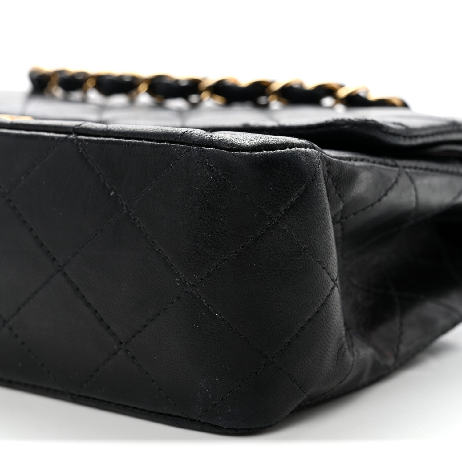 Chanel Lambskin Quilted Small Double Flap Black