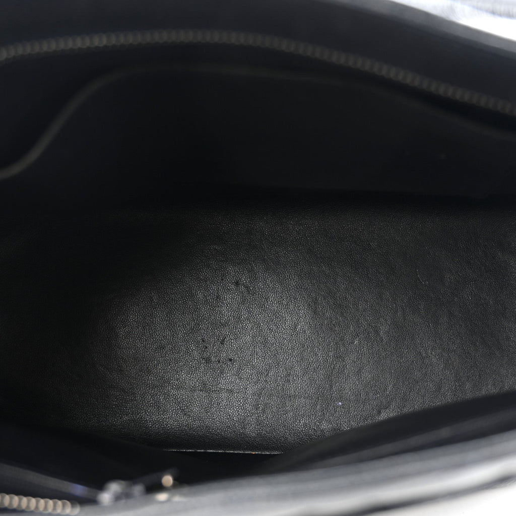 Chanel Caviar Quilted Medallion Tote Navy