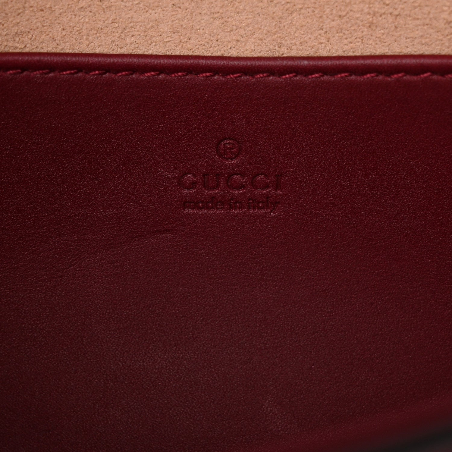 Gucci GG Supreme Monogram Azalea Calfskin Horsebit 1955 Mini Bag Beige Ebony Rosso Ancora