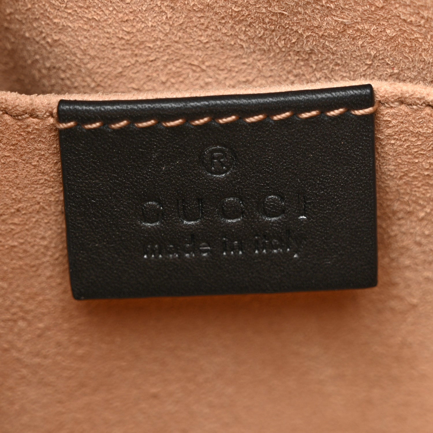 Gucci Calfskin Matelasse Sylvie Web GG Marmont Bucket Bag Black