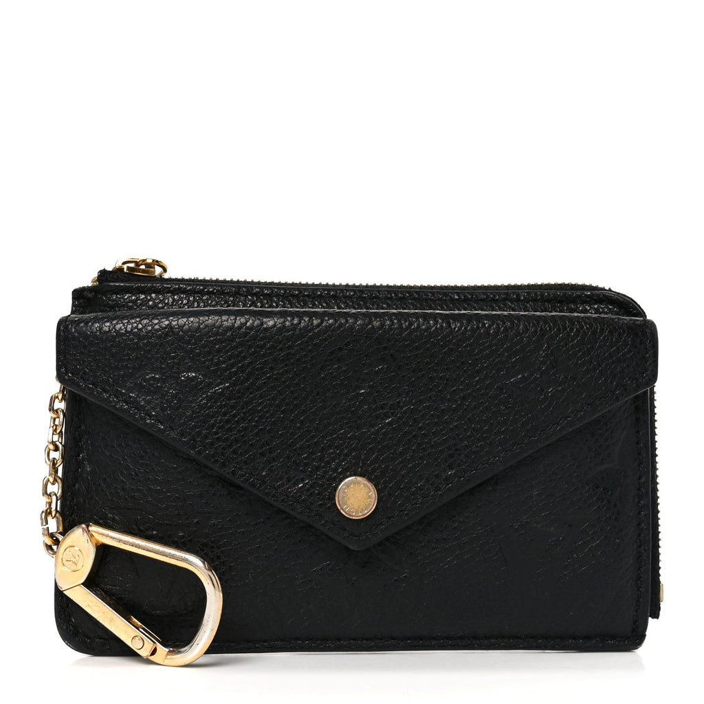 Louis Vuitton Empreinte Recto Verso Card Holder Black
