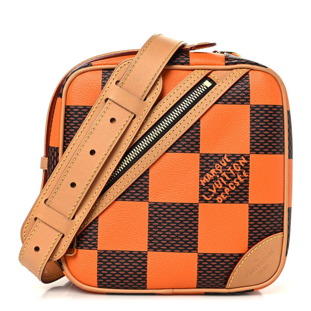 Louis Vuitton Damier Pop Chess Messenger Orange
