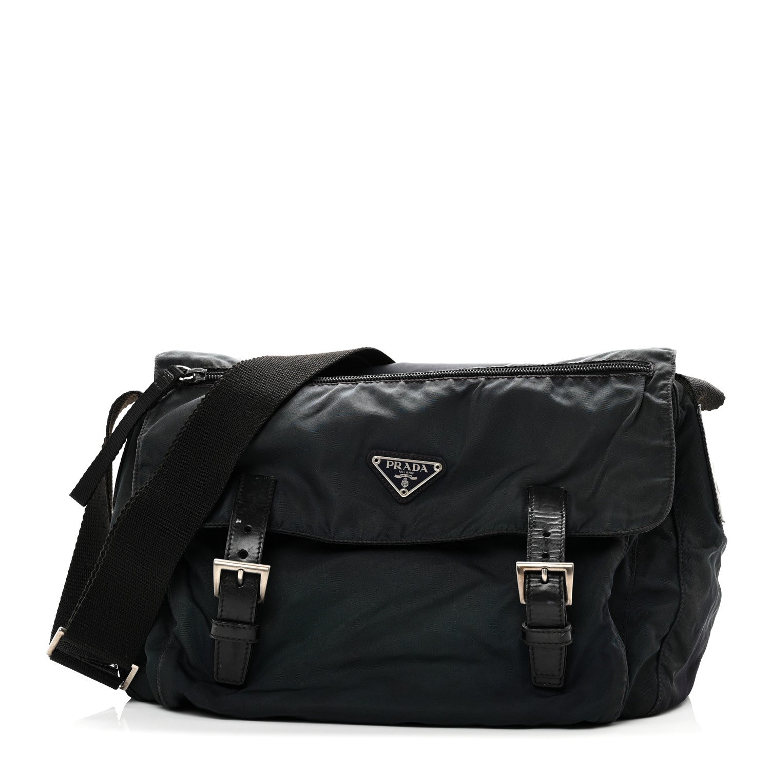 Prada Nylon Vela Sport Messenger Bag Baltico