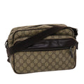 GUCCI GG Canvas Shoulder Bag PVC Leather Beige 114531  45947