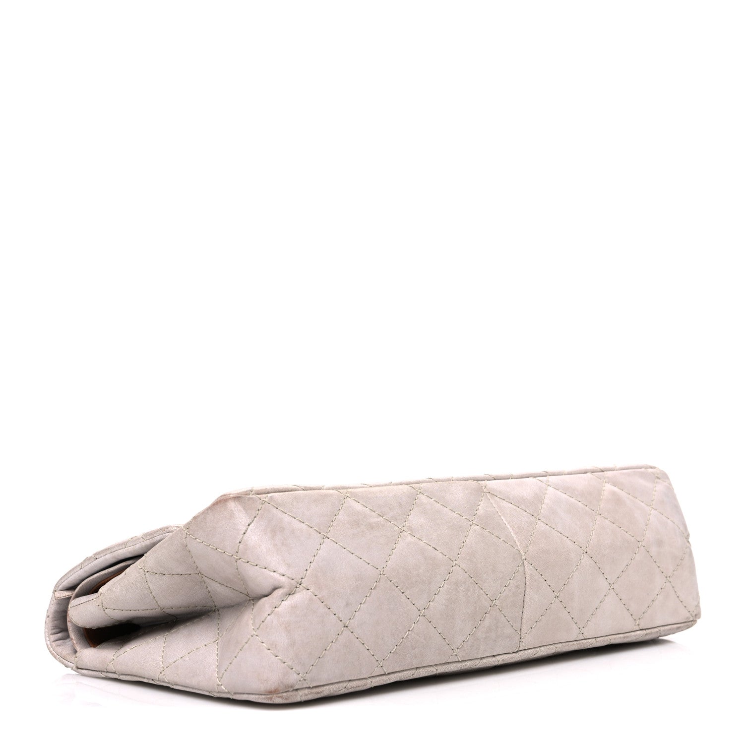 Chanel Aged Calfskin Quilted 2.55 Reissue 226 Flap Blanc Fonce