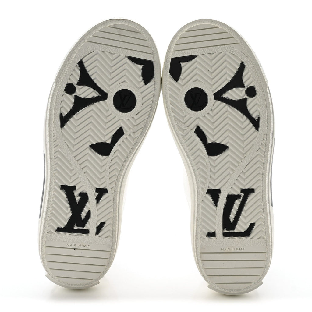 Louis Vuitton Charlie Sneakers 35 White Cacoa Brown