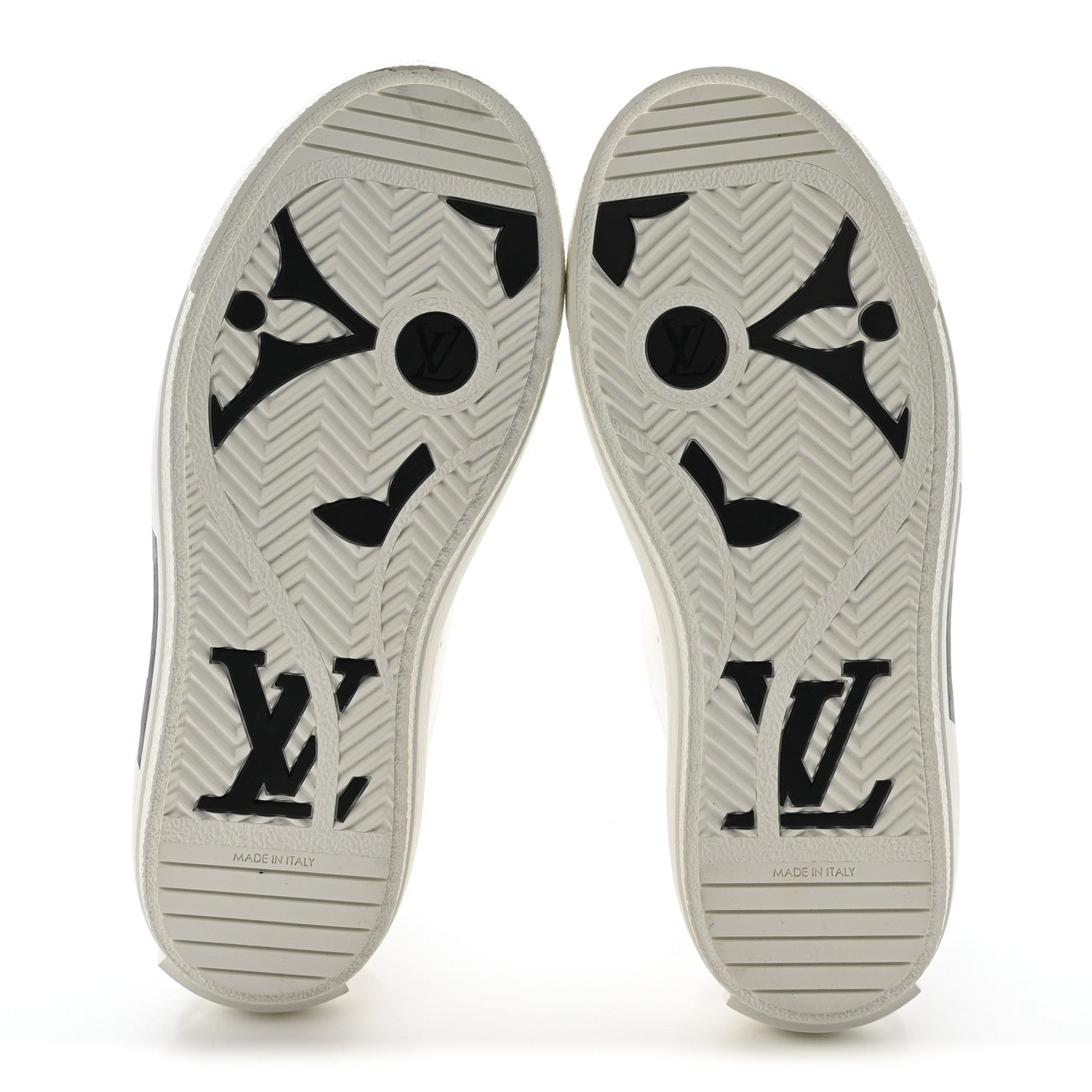 Louis Vuitton Charlie Sneakers 35 White Cacoa Brown