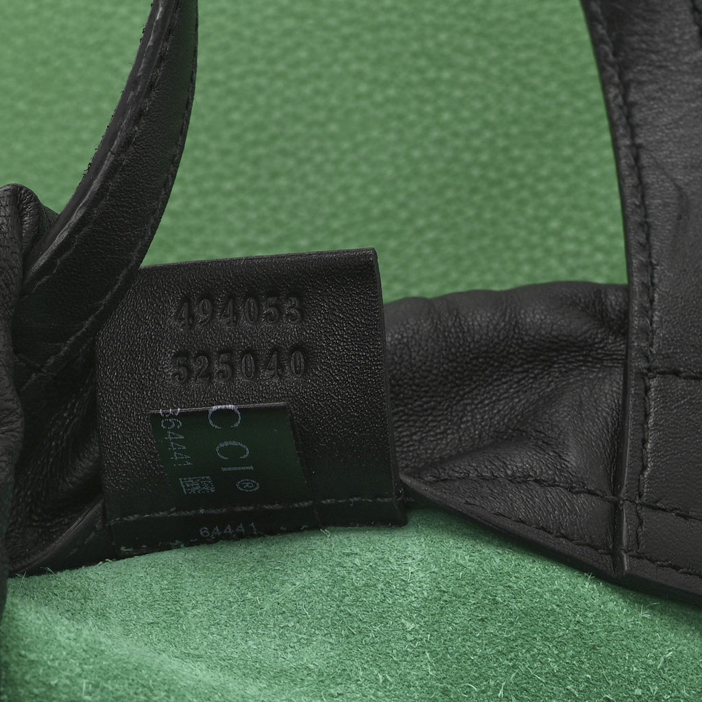 Gucci Calfskin Logo Drawstring Backpack Green