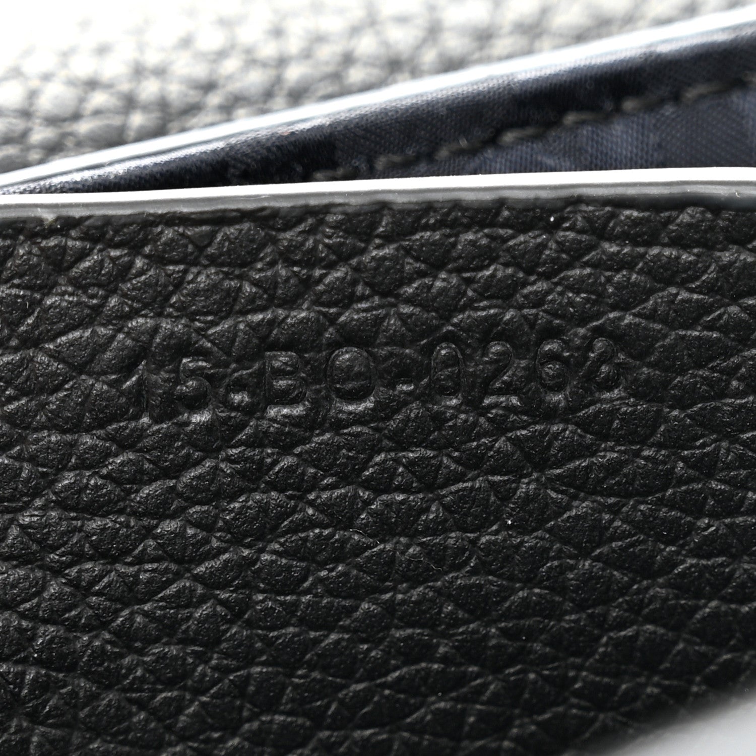Christian Dior Grained Calfskin Saddle Messenger Bag With Strap Black