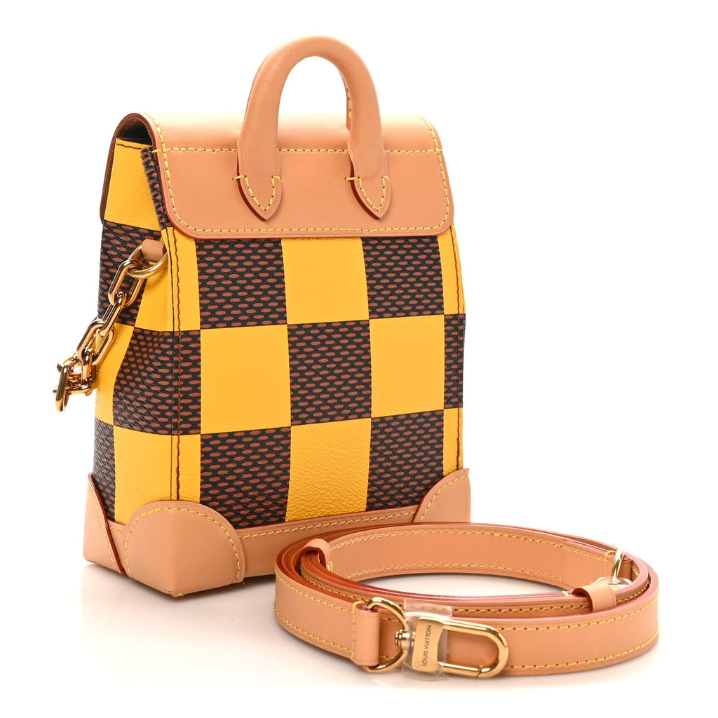 Louis Vuitton Damier Pop Nano Steamer Yellow