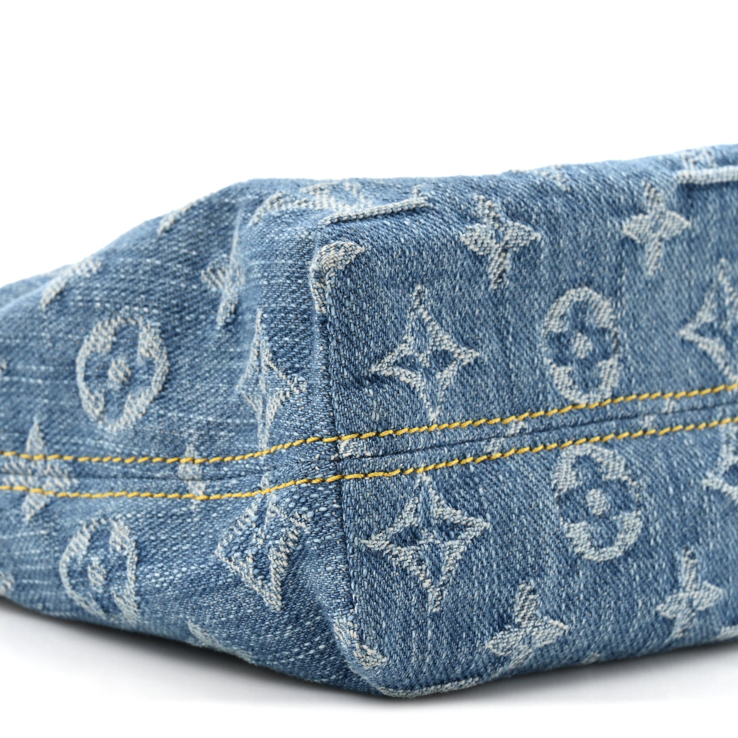 Louis Vuitton Monogram Denim Hills Pochette Blue