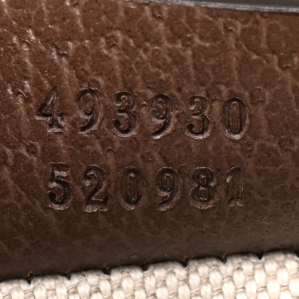 Gucci GG Supreme Monogram Neo Vintage Web Belt Bag Brown
