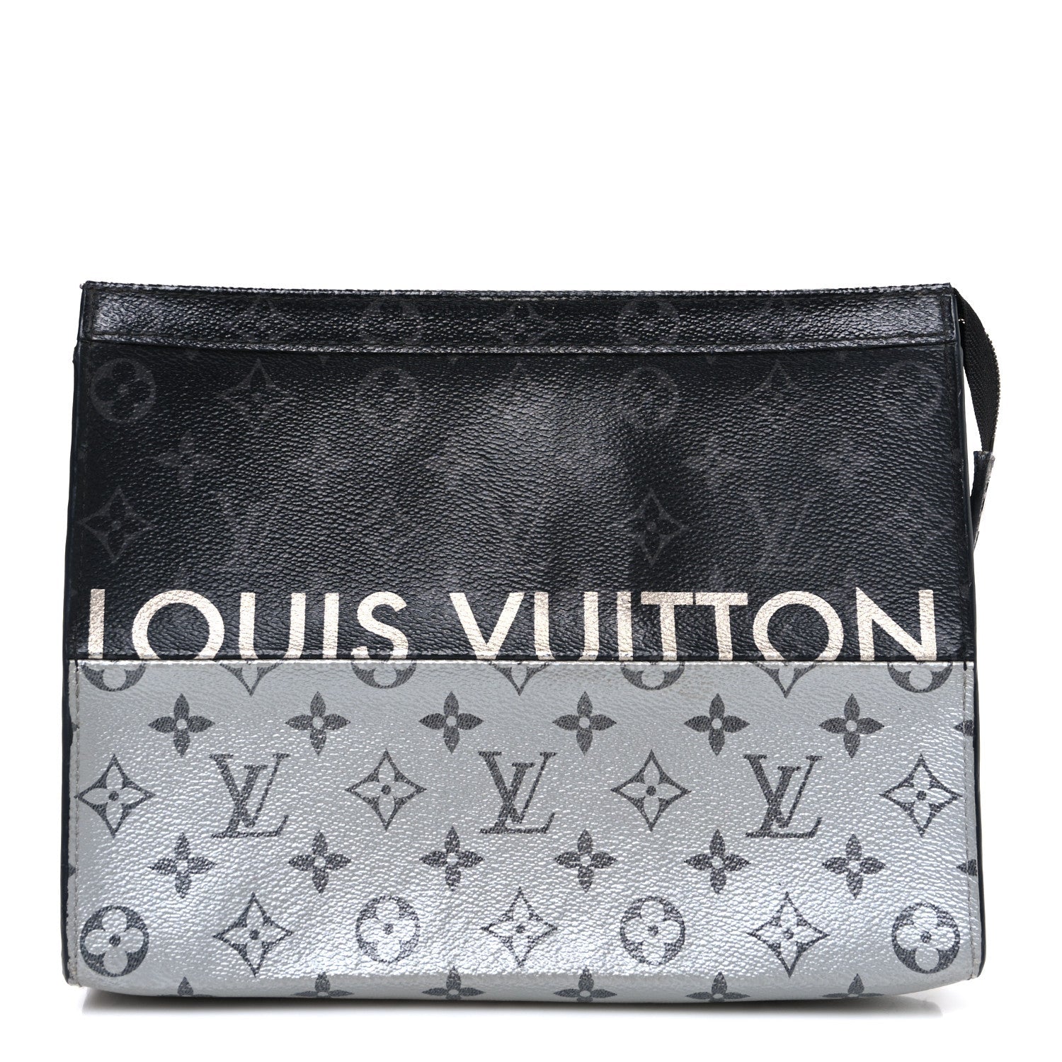 Louis Vuitton Monogram Eclipse Split Pochette Voyage MM