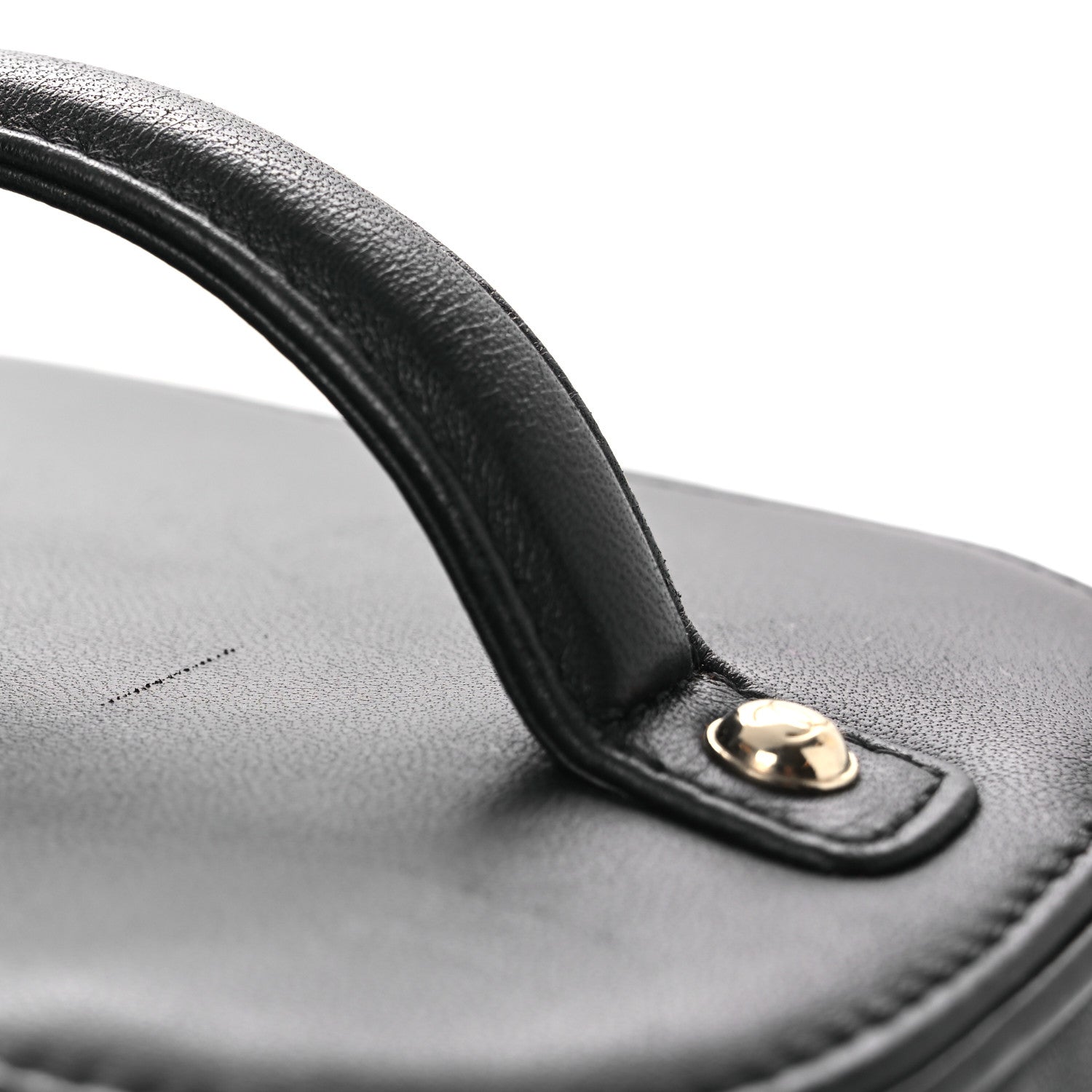 Chanel Lambskin Timeless Vanity Cosmetic Case Black