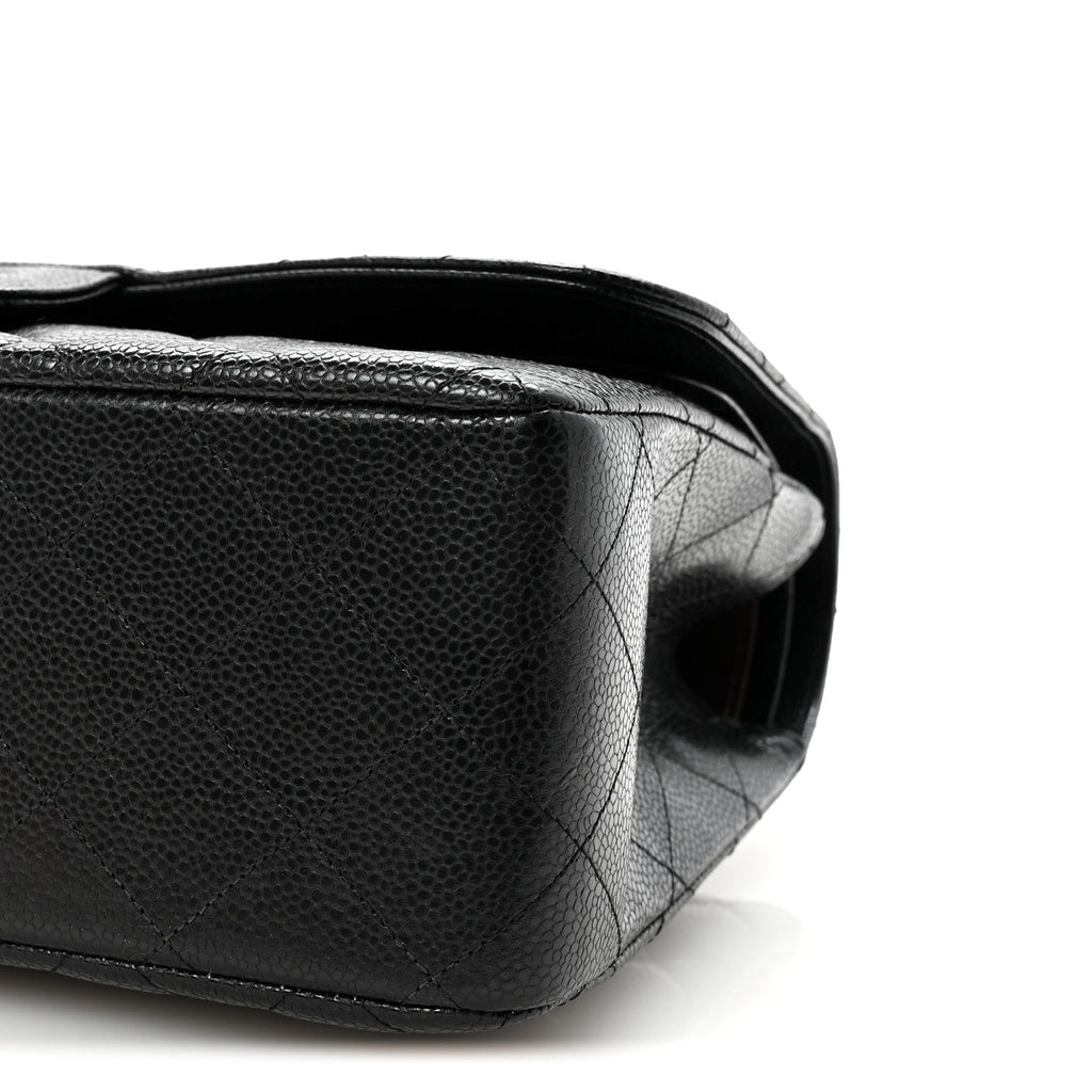 Chanel Caviar Quilted Jumbo Double Flap Black
