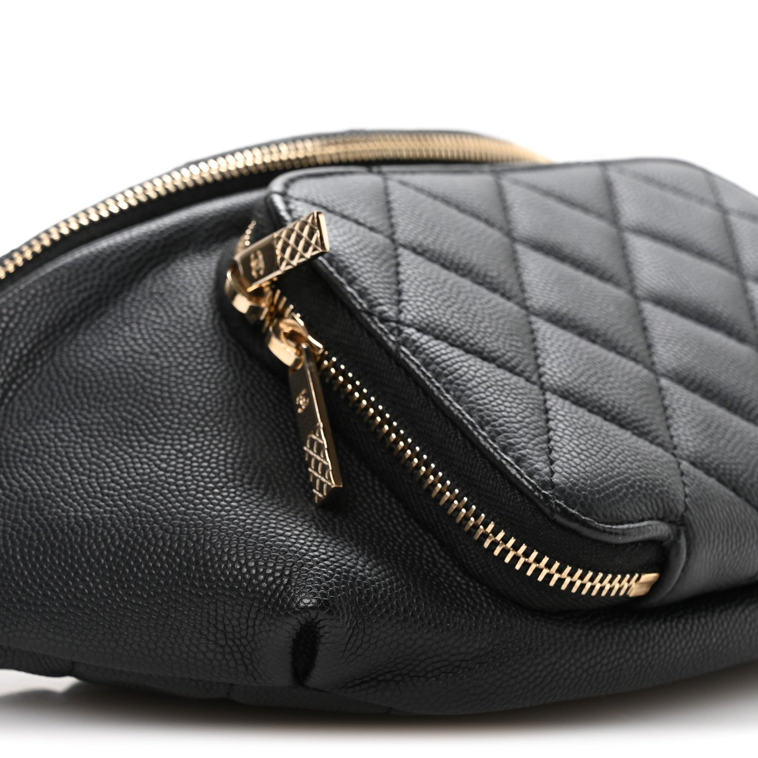 Chanel Caviar Quilted Business Affinity Waist Belt Bag Black