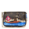 Louis Vuitton Monogram 2019 Christmas Animation Mini Venice Pochette Accessories Blue