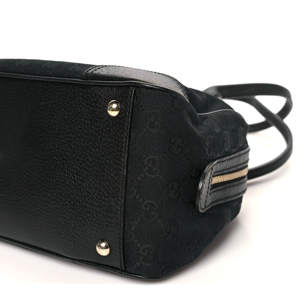 Gucci Monogram Small Princy Satchel Black
