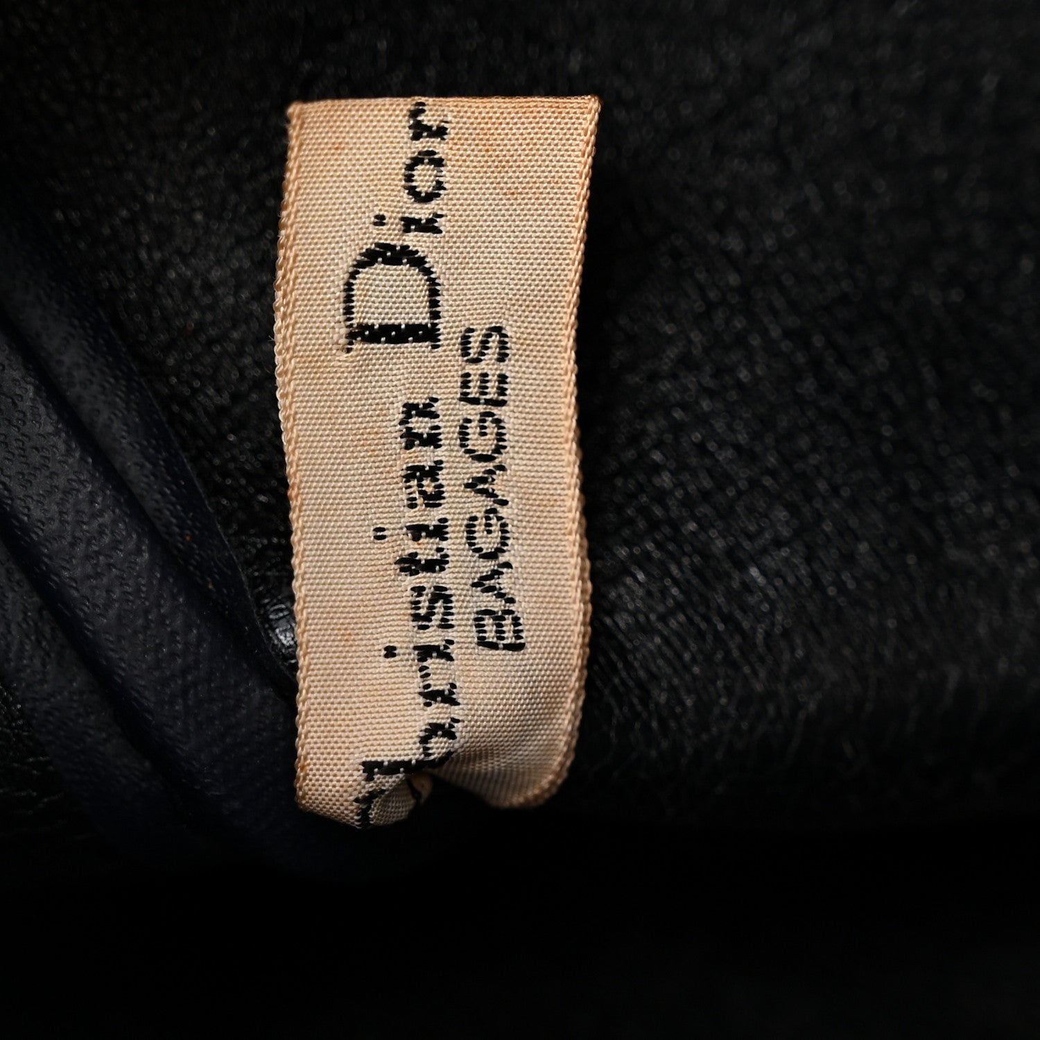 Christian Dior Monogram Boston Navy Blue