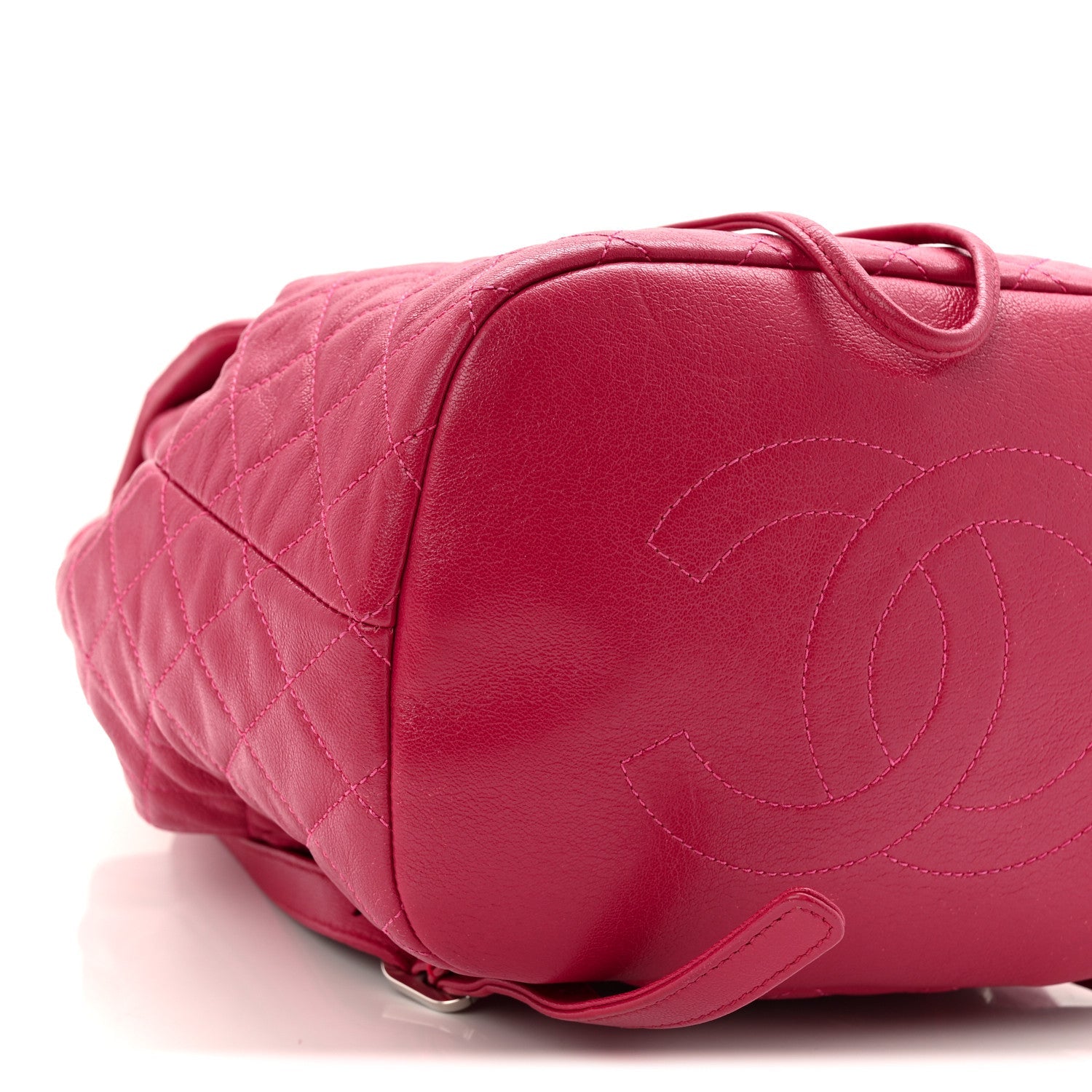 Chanel Calfskin Quilted Small Urban Spirit Backpack Dark Pink