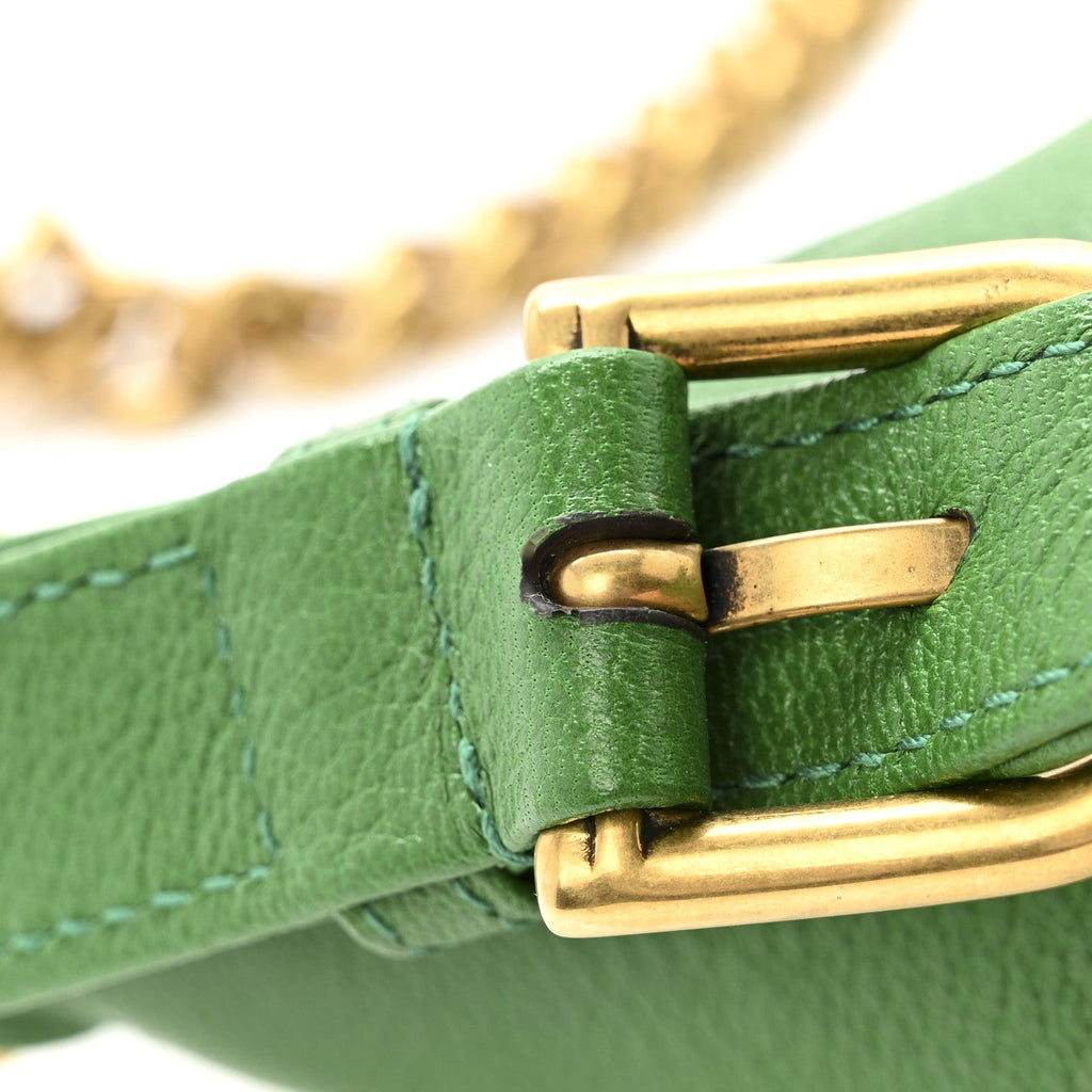 Gucci Goatskin Small Aphrodite Shoulder Bag New Shamarock