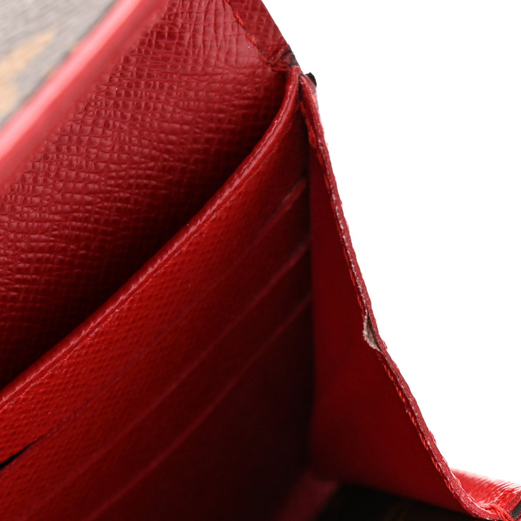 Louis Vuitton Monogram Sarah Retiro Wallet Cherry