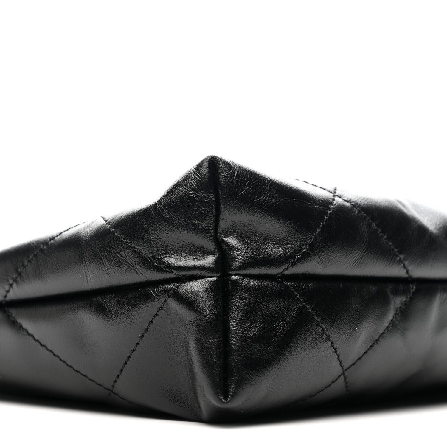 Chanel Shiny Calfskin Quilted Small Chanel 22 Black